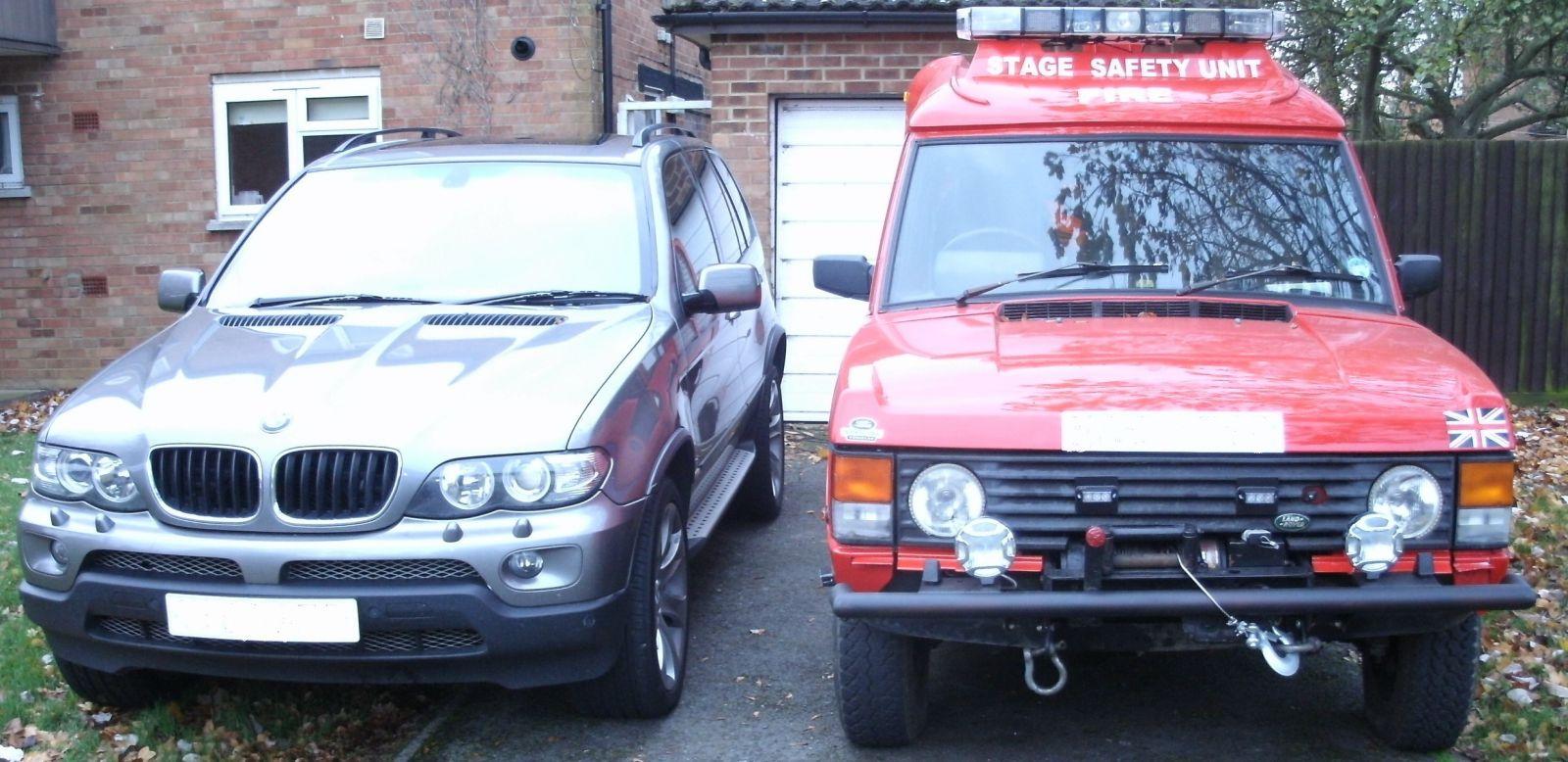Nigel's X5 and BMW Range Rover