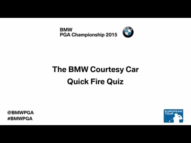 More information about "Video: BMW Courtesy Car Quick Fire Quiz."