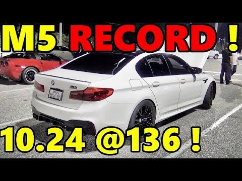 More information about "Video: F90 BMW M5 WORLD RECORD !! 10.24 @ 136 mph - RoadTest®"