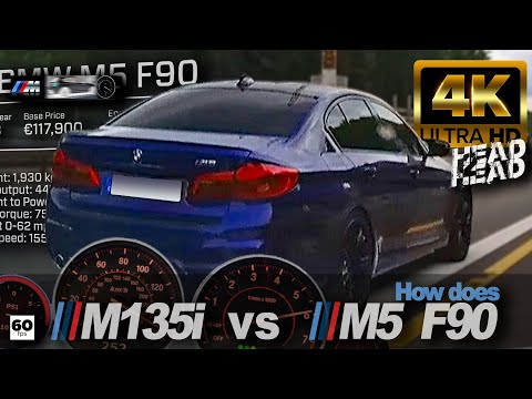 More information about "Video: BMW M135i vs BMW M5 F90 (Competition) 2018 +60-255 Autobahn Insta360 ONE X Waylens RaceRender [4k]"