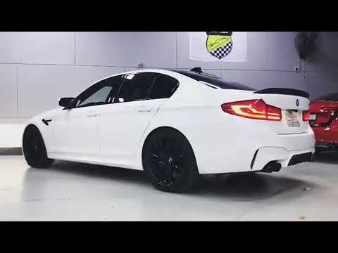 More information about "Video: BMW M5 F90 w/ ARMYTRIX De-Catted Downpipe, in shop LOUD REVS!"