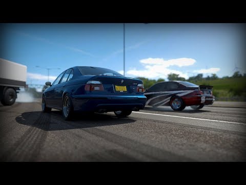 More information about "Video: | 600HP Retro Saloon Meet l - HWY drags w/ M3, M5, Rs6, & More Forza Horizon 4"