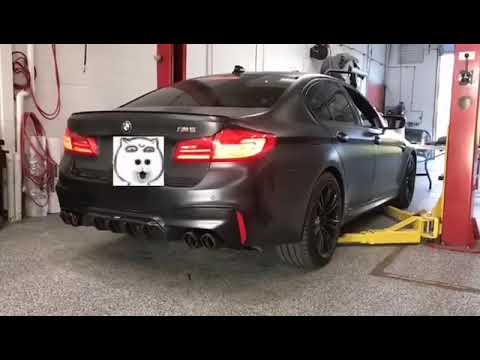 More information about "Video: 2019 BMW F90 M5 X ARMYTRIX De-catted Downpipe X Akrapovic Cat-back system, Loud Soundcheck!"