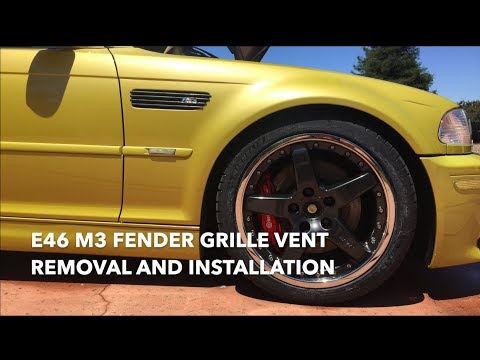 More information about "Video: How to:  M3 M5 M6 FENDER GRILLE VENT REMOVAL without scratching paint"