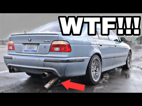 More information about "Video: STRAIGHT PIPE EXHAUST FALLS OFF BMW M5 ON HIGHWAY! (MUST SEE E39)"