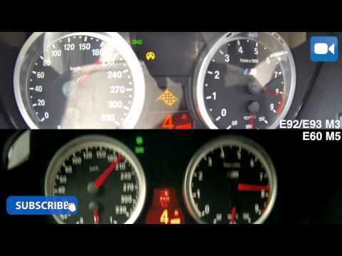 More information about "Video: BMW E92 M3 4.0 V8 DCT vs BMW E60 M5 5.0 V10 SMG 0-270 km/h Acceleration BATTLE!"