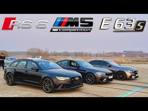 More information about "Video: Audi RS6 vs BMW M5 vs AMG E63S - DRAG RACE + бонус BMW X5M, X6M, M3 e92, Golf R, WRX Sti - versus"