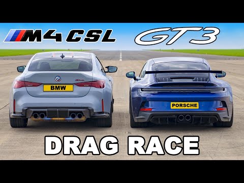 More information about "Video: BMW M4 CSL v Porsche 911 GT3: DRAG RACE"