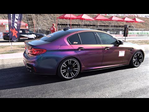 More information about "Video: 800 HP BMW M5 vs Porsche 911 vs Mercedes AMG E63s vs BMW M3 - Quarter Mile Drag Race and Burnouts"