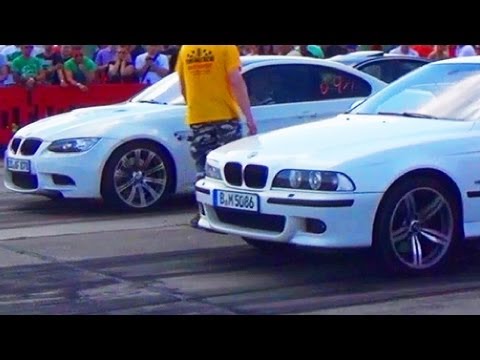 More information about "Video: BMW M3 E92 vs BMW M5 E39 Drag Race Viertelmeile Rennen Beschleunigungsrennen Acceleration Sound"