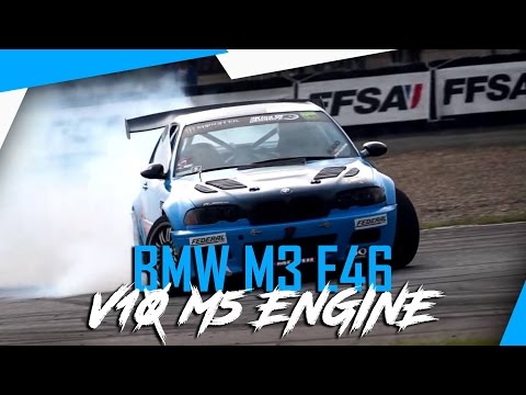 More information about "Video: BMW E46 M3 powered by V10 M5 engine - 550 HP - Drift - PURE SOUND"