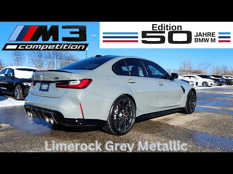 More information about "Video: NEW ARRIVAL!  2023 BMW M3 Competition Edition 50 Jahre BMW M Limerock Grey 1/500 EXHAUST TEST!"