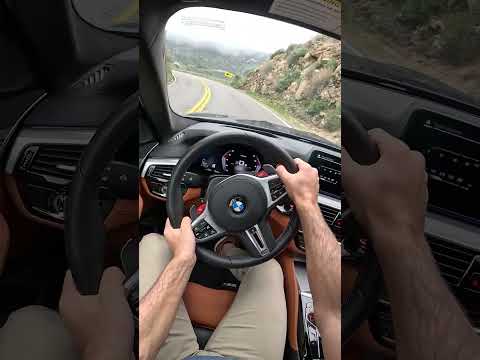 More information about "Video: The BMW M5 Comp Attacks Curves Without Mercy (POV Drive #shorts)"