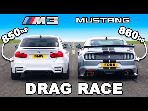More information about "Video: 850hp BMW M3 v 860hp Ford Mustang: DRAG RACE"