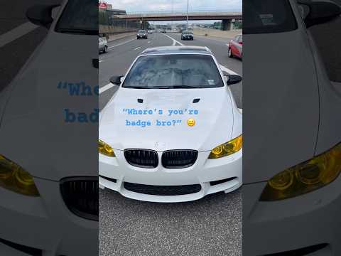 More information about "Video: Where’s you’re badge bro? 😐 still clean tho ✅ #bmw #car #youtubeshorts #viral #m3 #shorts #v8 #dmv"