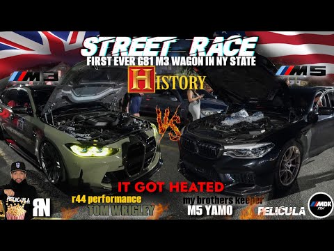 More information about "Video: Epic street race tom wrigley tour rhd bmw G81 M3 in mexico shipped from 🇬🇧 history made vs M5 F90"