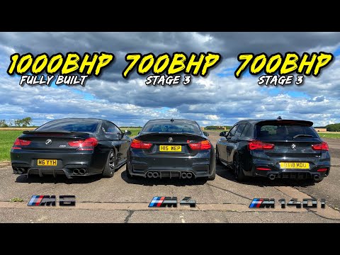 More information about "Video: BMW M SAVAGES.. 1000HP M6 vs 700HP M4 vs 700HP M140I"